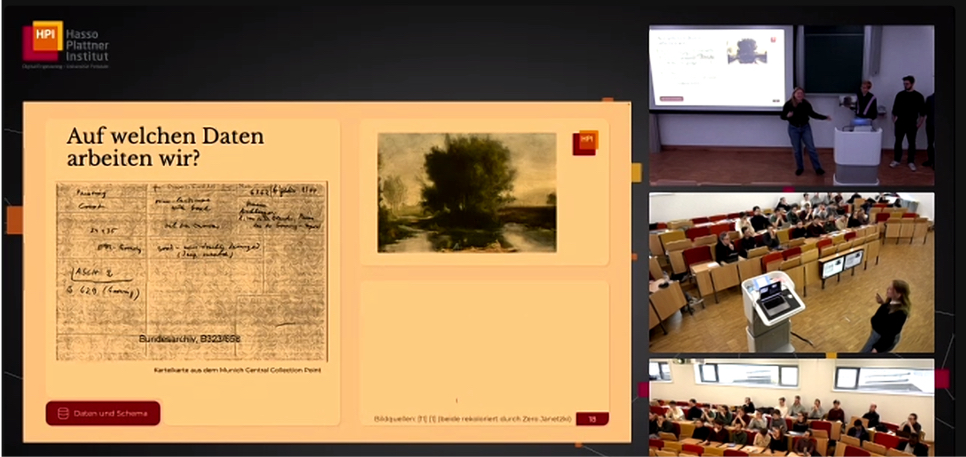 Student presentation on Zoom