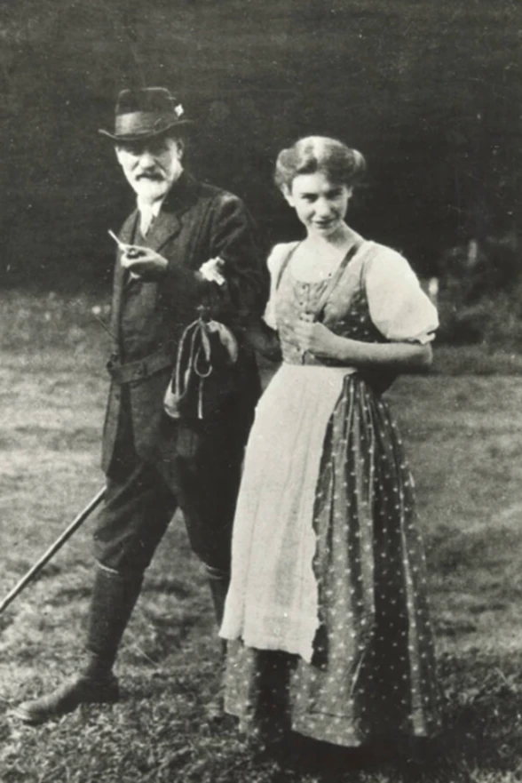 Sigmund und Anna Freud: Sigmund Freud Archive, AT-SFP/D/68B-3143-G/32/1